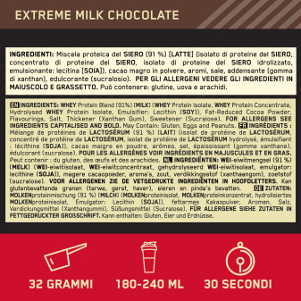 Proteine al Cioccolato al Latte Optimum Nutrition 768g