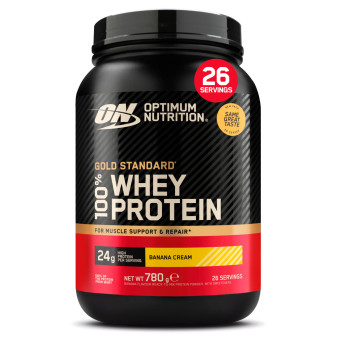 Gold Standard 100% Whey Protein Cema di Banana Optimum Nutrition